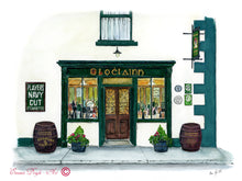 Load image into Gallery viewer, Irish Pub Print - O&#39;Loclainns, Ballyvaughan, Co. Clare, Ireland
