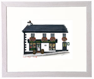 Irish Pub Print -  Pat Cohans - The Quiet Man Pub, Cong, Co. Mayo, Ireland
