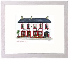 Irish Pub Print - Patsy Dan's Bar, Donegal, Ireland