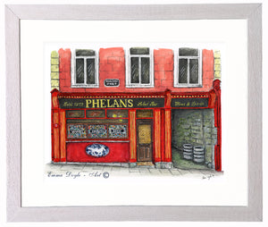 Irish Pub Print - Phelan's Bar, Kilkenny , Ireland