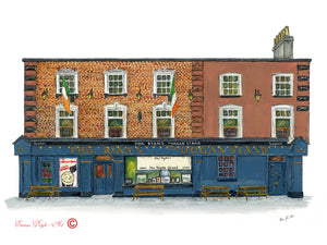 Irish Pub Print - Phil Ryan's - The Hogan Stand, Dublin, Ireland
