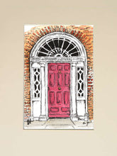 Load image into Gallery viewer, Pink Georgian Door, Merrion Square, Dublin, Ireland
