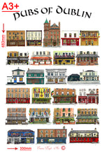 Load image into Gallery viewer, Pubs Of Dublin Poster - Third Collection

