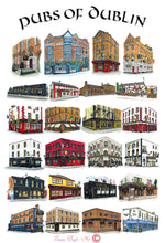 Load image into Gallery viewer, Pubs Of Dublin Poster - Second Collection
