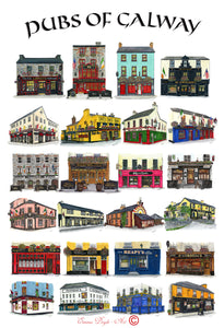 Pubs Of Galway Poster