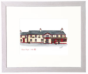 Irish Pub Print - Salmon Leap, Leixlip, Co. Kildare , Ireland