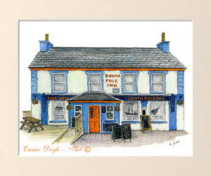 Irish Pub Print - South Pole Inn, Annascaul, Co. Kerry , Ireland