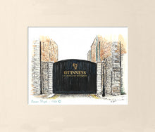 Load image into Gallery viewer, Irish landmark Print - Guinness Gate, St. James&#39;s Gate Brewery, Dublin , Ireland
