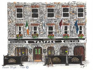 Irish Pub Coaster - Galway Pubs
