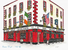 Load image into Gallery viewer, Irish Pub Print - The Auld Dubliner, Dublin. Ireland
