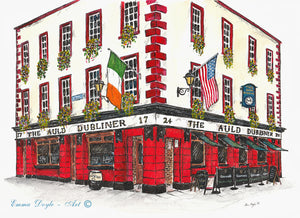 Irish Pub Print - The Auld Dubliner, Dublin. Ireland