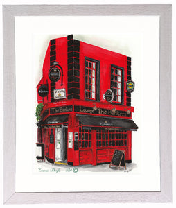 Irish Pub Print - The Bankers Bar, Dublin. Ireland