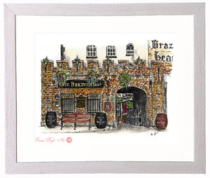 Irish Print - The Brazen Head, Dublin, Ireland