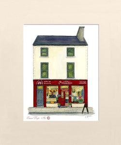 Irish Shop Print - The Cheese Press, Ennistymon, Co. Clare, Ireland