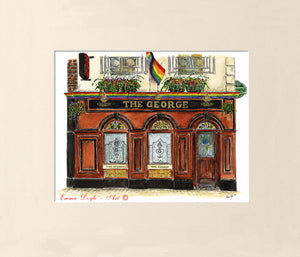 Irish Pub Print - The George, Dublin, Ireland