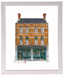 Irish Pub Print - The Glimmer Man, Dublin, Ireland