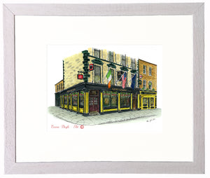 Irish Pub Print - The Hairy Lemon, Dublin, Ireland