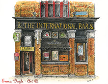 Load image into Gallery viewer, Irish Pub Print - The International Bar, Dublin, Ireland
