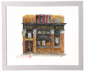 Irish Pub Print - The International Bar, Dublin, Ireland