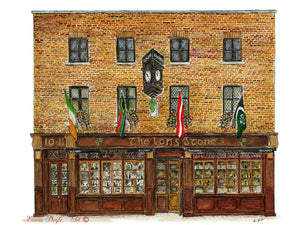 Irish Pub Print - The Long Stone, Dublin, Ireland