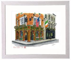Irish Pub Print - The Quays Bar, Temple Bar, Dublin, Ireland