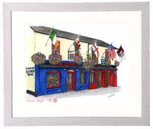Irish Pub Print - The Quays Bar , Galway, Ireland