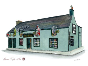 Irish Pub Print - The Rock Bar, The Lough, Co. Cork , Ireland