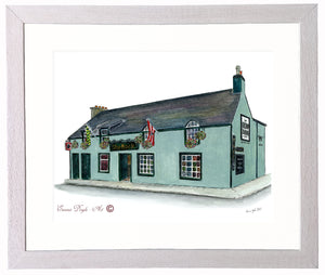 Irish Pub Print - The Rock Bar, The Lough, Co. Cork , Ireland