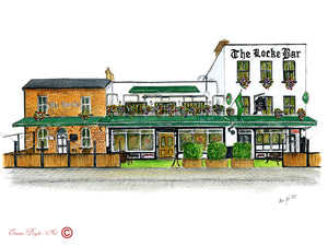 Irish Print - The Locke Bar, Limerick, Ireland