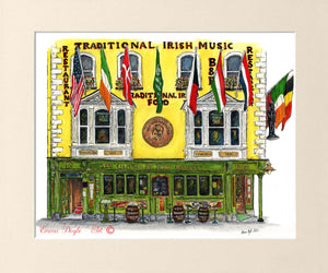 Irish Pub Print - The Oliver St. John Gogarty, Dublin, Ireland