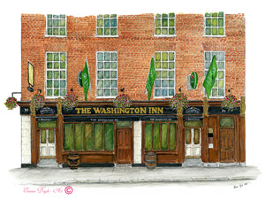 Irish Pub Print - The Washington Inn, Cork, Ireland