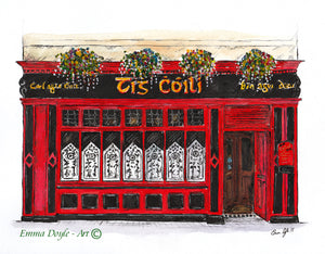 Irish Pub Coaster - Galway Pubs