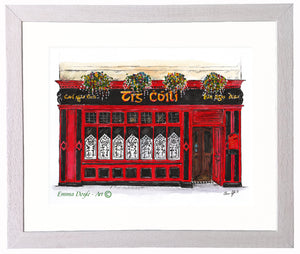 Irish Pub Print - Tig Coili, Galway, Ireland