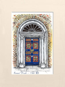Irish Print - Georgian Door, Merrion Square, Dublin, Ireland