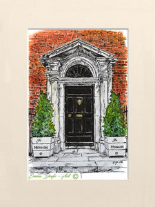 The Merrion Hotel Door, Merrion Square, Dublin, Ireland