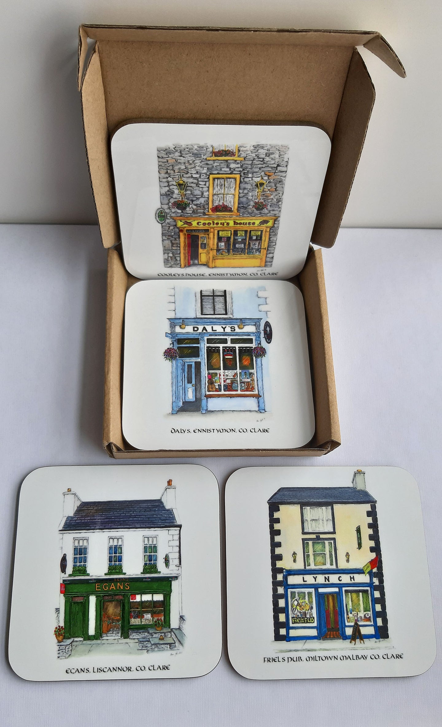 Irish Pub Coasters - Box Of Four